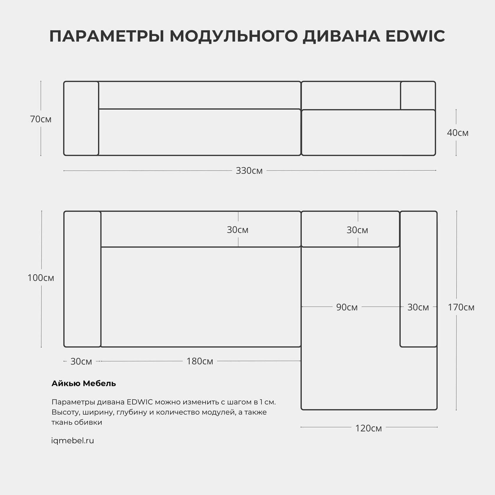 Диван оттоман Edwic FOREST превью 4