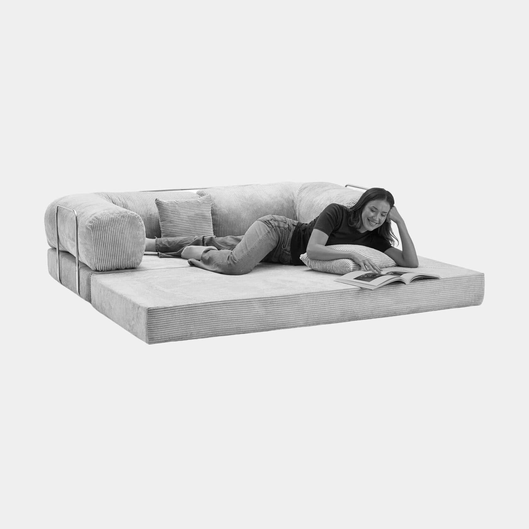 Угловой Диван Teddy CREAM превью 10